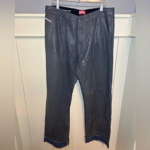 Diesel waxed denim jeans